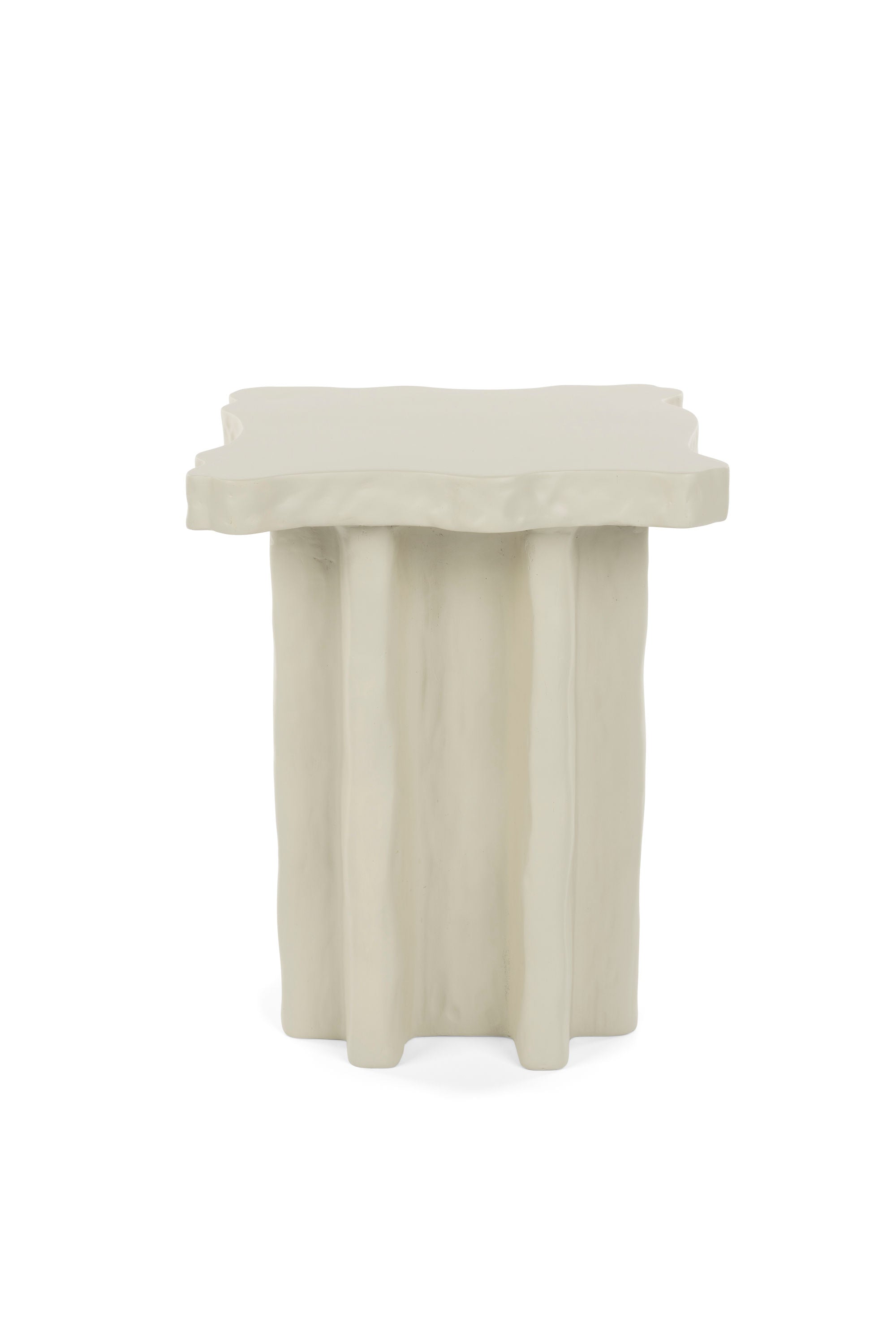 Bold Monkey Born To Be Alive Beige Square Side Table